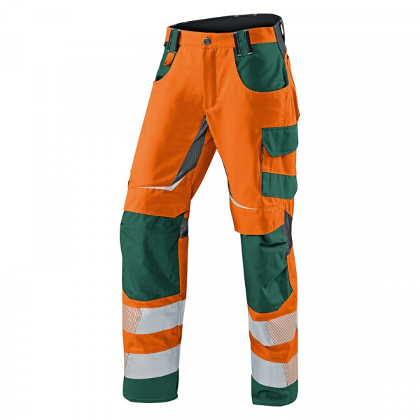 KÜBLER PSA REFLECTIQ Hose warnorange/moosgrün, 24078343