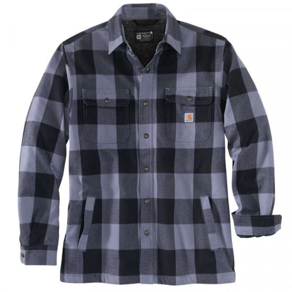CARHARTT,RELAXED FIT HEAVYWEIGHT FLANNEL SHERPA-LINED SHIRT Jacket / 104911
