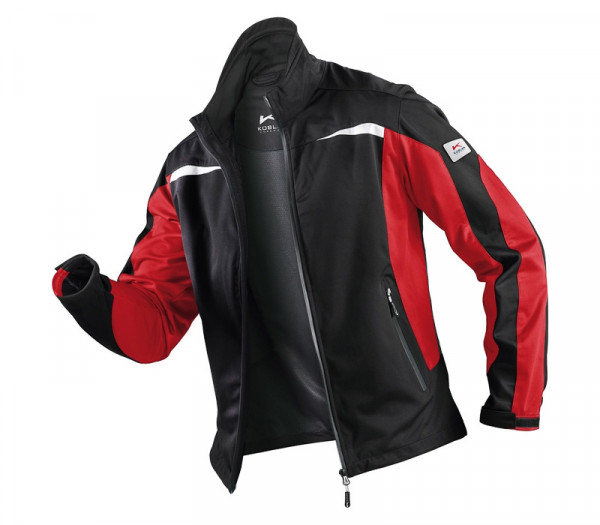 KÜBLER WEATHER Jacke schwarz/mittelrot, 11415227