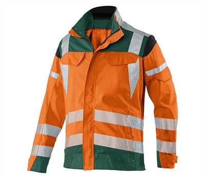KÜBLER PSA REFLECTIQ Jacke warnorange/moosgrün, 12078340