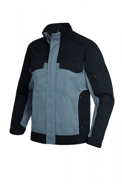 FHB ERNST Arbeitsjacke, grau-schwarz