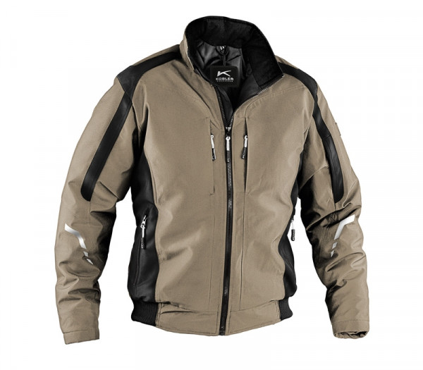KÜBLER WEATHER Jacke sandbraun/schwarz, 13675229