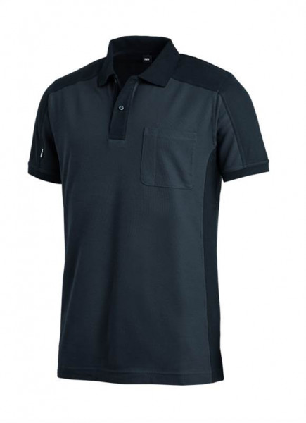 FHB KONRAD Polo-Shirt, anthrazit-schwarz