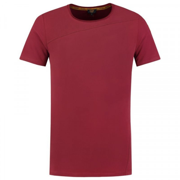 TRICORP, T-Shirt Premium Quernaht Herren, Bordeaux, 104002