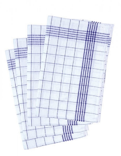Karlowsky Geschirrtuch kariert blau (10-er Pack) GT16