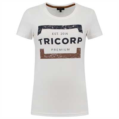 TRICORP, T-Shirt Premium Damen, Brightwhit, 104004
