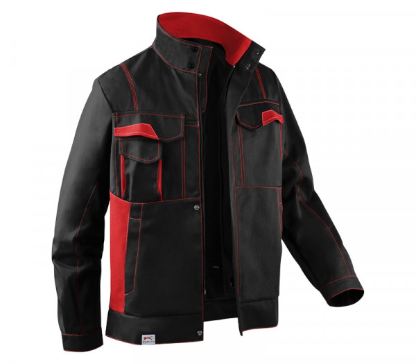 KÜBLER IMAGE DRESS NEW DESIGN Jacke schwarz/mittelrot, 13453411