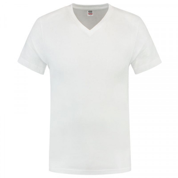 TRICORP, T-Shirt V-Ausschnitt Slim Fit, White, 101005