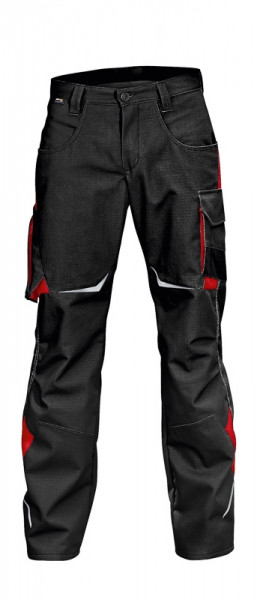 KÜBLER PULSSCHLAG Hose schwarz/mittelrot, 24245353