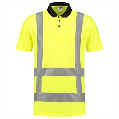 TRICORP, Poloshirt EN ISO 20471 Birdseye, Yellow, 203006
