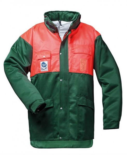 2276 BUCHE Schnittschutzjacke GRÜN/ORANGE