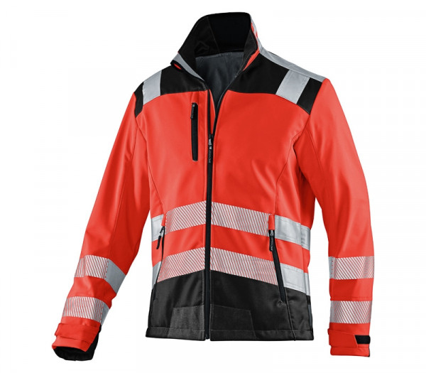 KÜBLER PSA REFLECTIQ Jacke warnrot/schwarz, 15078427