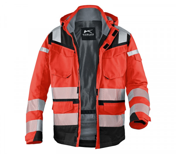 KÜBLER PSA REFLECTIQ Jacke warnrot/schwarz, 13078332