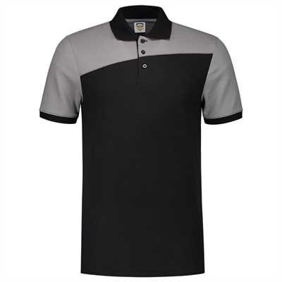 TRICORP, Poloshirt Bicolor mit Quernaht, BlackGrey, 202006