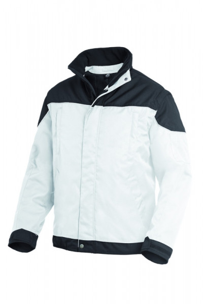 FHB TOM Arbeitsjacke 2 in 1, weiß-anthrazit